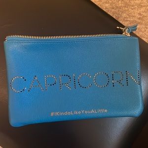 “Capricorn” clutch or makeup tote - NEW